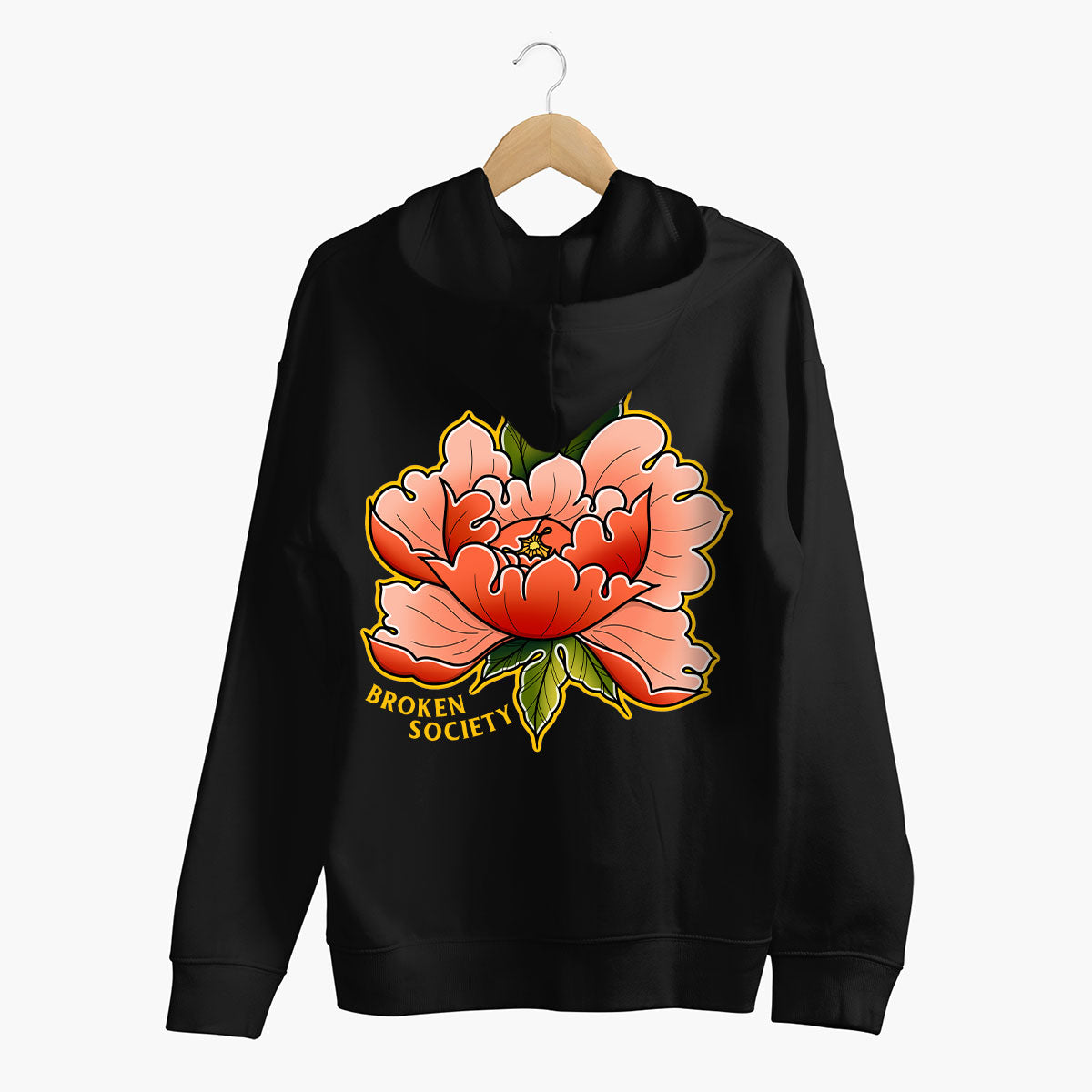 In Bloom II Hoodie (Unisex)-Tattoo Clothing, Tattoo Hoodie, JH001-Broken Society