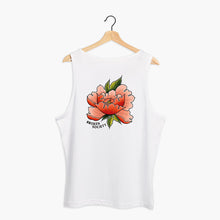 Load image into Gallery viewer, Peony In Bloom II Tank (Unisex)-Tattoo Clothing, Tattoo Tank, 03980-Broken Society