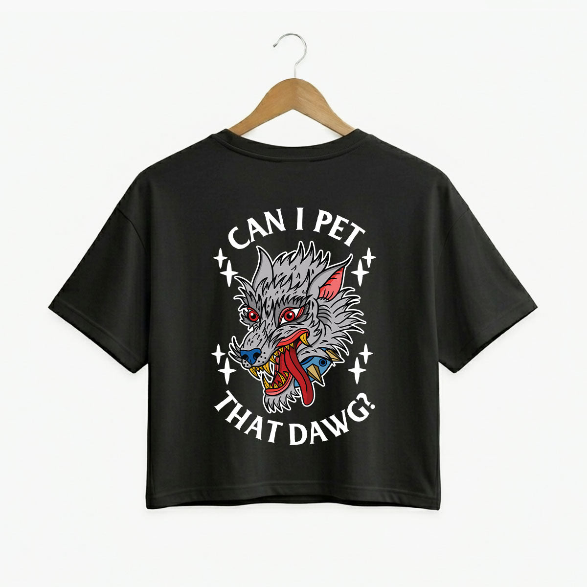 Pet That Dawg Boxy Women's Fit T-Shirt-Tattoo Clothing, Tattoo T-Shirt, EP026-Broken Society