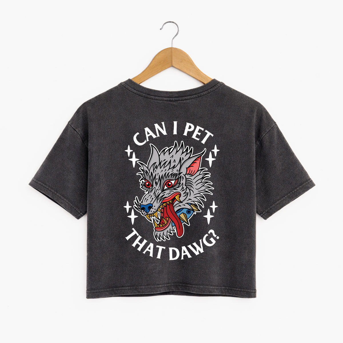 Pet That Dawg Boxy Women's Fit T-Shirt-Tattoo Clothing, Tattoo T-Shirt, EP026-Broken Society