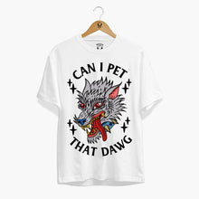 Load image into Gallery viewer, Pet That Dawg Front Print T-shirt (Unisex)-Tattoo Clothing, Tattoo T-Shirt, EP01-Broken Society