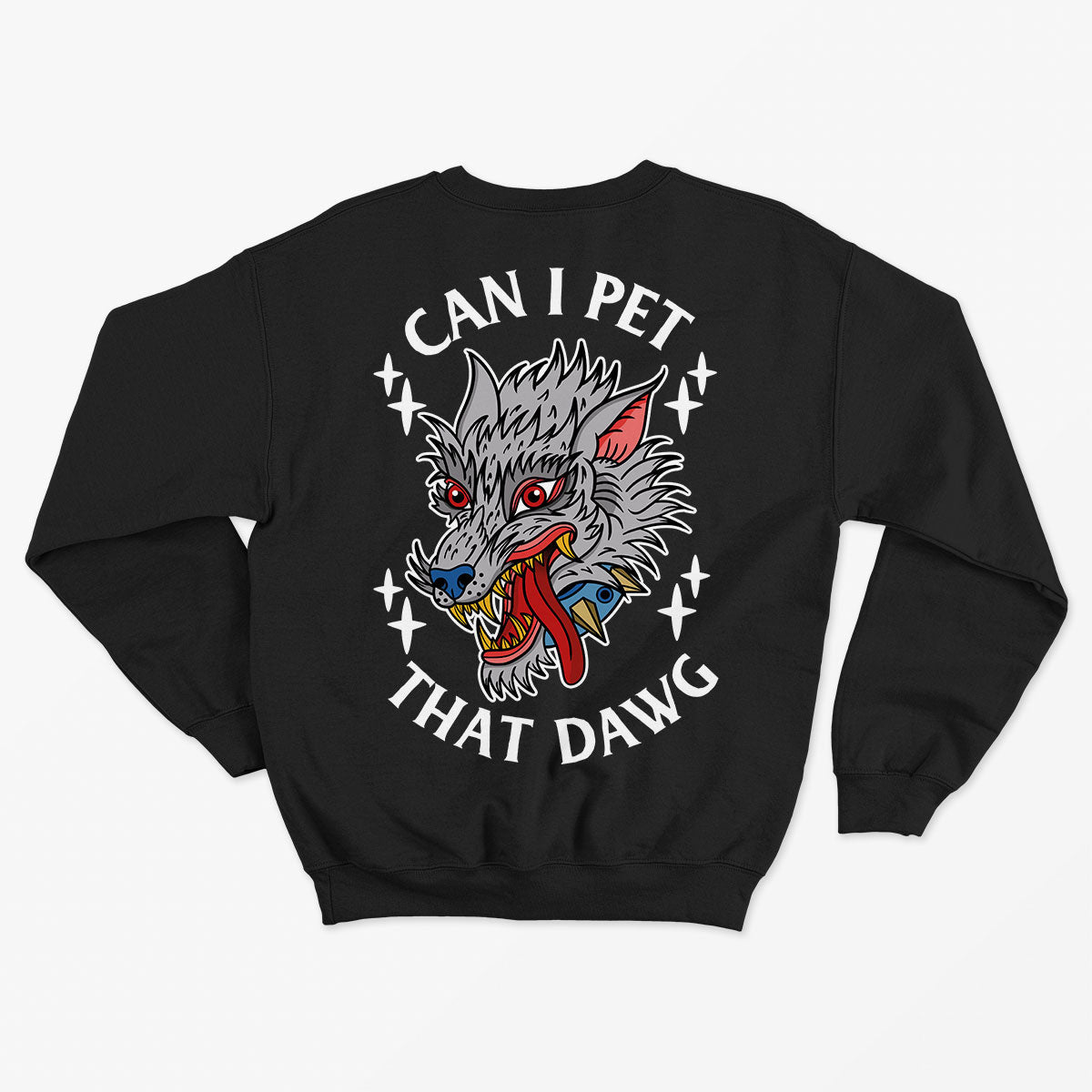 Pet That Dawg Kids Sweatshirt (Unisex)-Tattoo Clothing, Tattoo Sweatshirt, JH030J-Broken Society