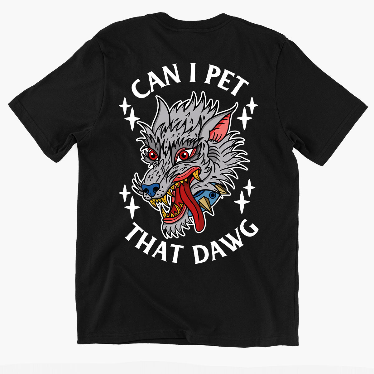 Pet That Dawg Kids T-Shirt (Unisex)-Tattoo Clothing, Tattoo Kids Shirt, Mini Creator-Broken Society