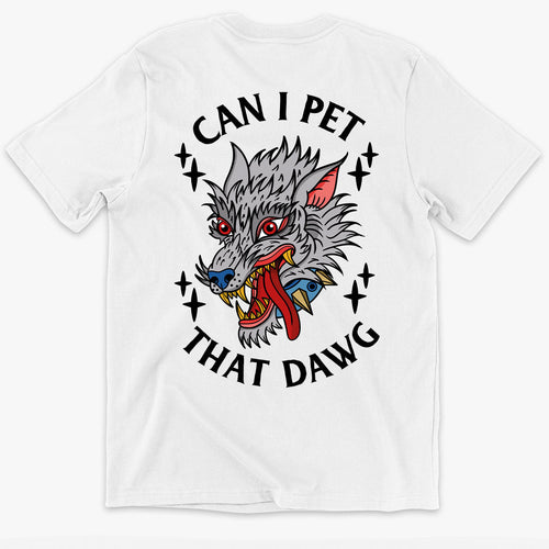 Pet That Dawg Kids T-Shirt (Unisex)-Tattoo Clothing, Tattoo Kids Shirt, Mini Creator-Broken Society