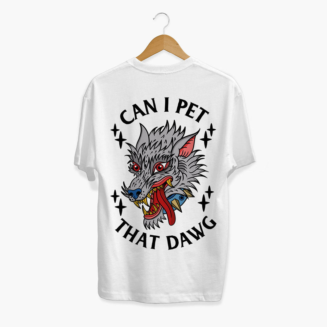 Pet That Dawg T-shirt (Unisex)-Tattoo Clothing, Tattoo T-Shirt, EP01-Broken Society
