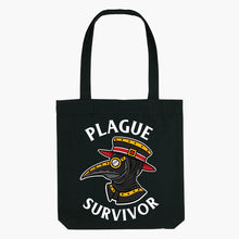 Load image into Gallery viewer, Plague Survivor Strong-As-Hell Tote Bag-Tattoo Apparel, Tattoo Accessories, Tattoo Gift, Tattoo Tote Bag-Broken Society