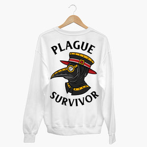 Plague Survivor Sweatshirt (Unisex)-Tattoo Clothing, Tattoo Sweatshirt, JH030-Broken Society
