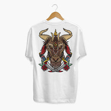 Cargar imagen en el visor de la galería, Ram and Dagger T-shirt (Unisex)-Tattoo Clothing, Tattoo T-Shirt, N03-Broken Society