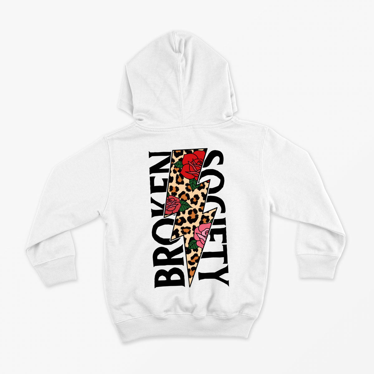 Roses And Animal Kids Hoodie (Unisex)-Tattoo Clothing, Tattoo Hoodie, JH001J-Broken Society