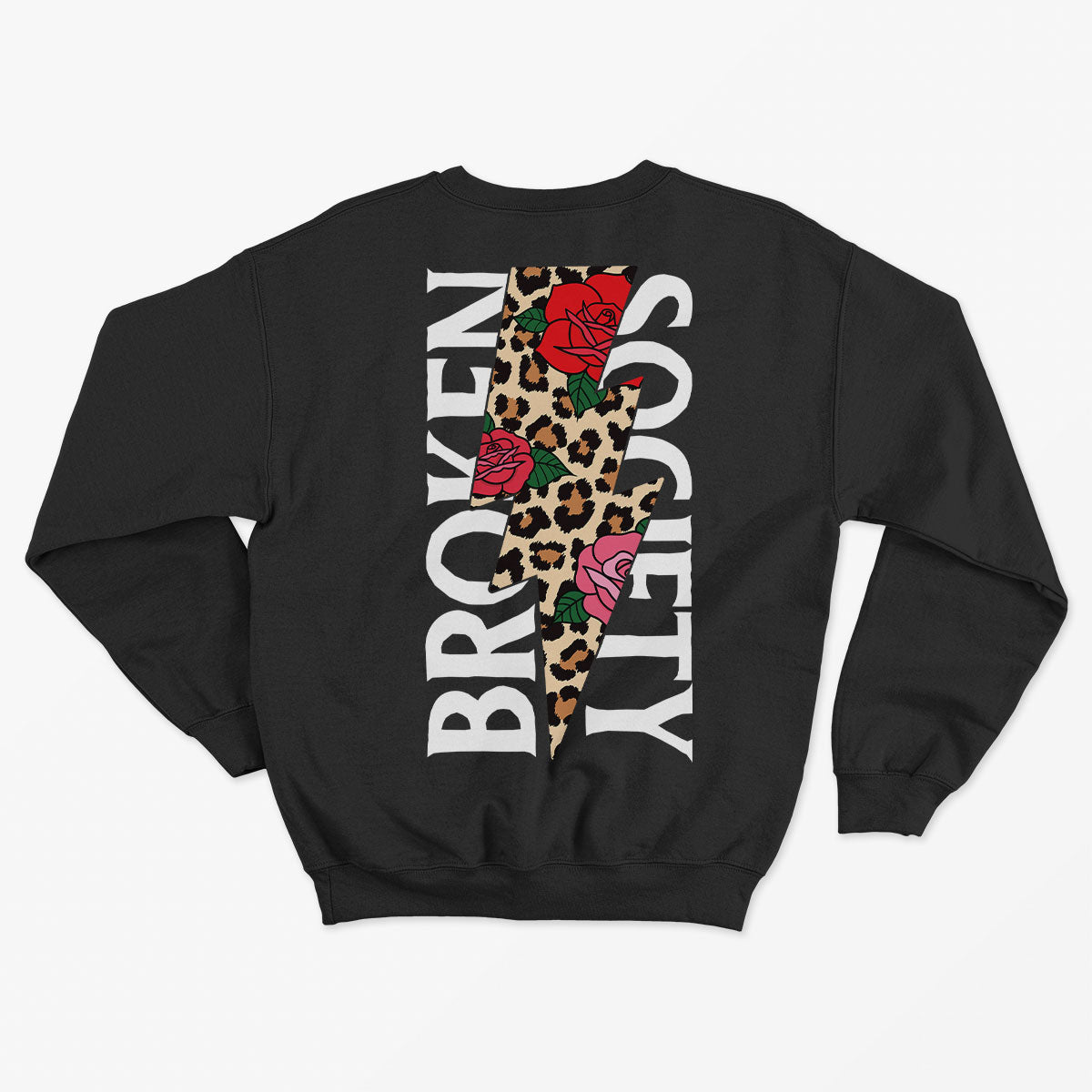 Roses And Animal Kids Sweatshirt (Unisex)-Tattoo Clothing, Tattoo Sweatshirt, JH030J-Broken Society