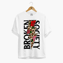 Laden Sie das Bild in den Galerie-Viewer, Roses And Animal Print Front Print T-shirt (Unisex)-Tattoo Clothing, Tattoo T-Shirt, EP01-Broken Society