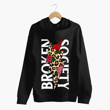 Load image into Gallery viewer, Roses And Animal Print Hoodie (Unisex)-Tattoo Clothing, Tattoo Hoodie, JH001-Broken Society
