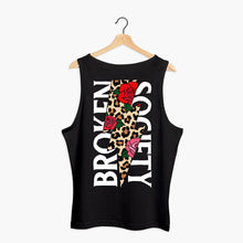 Load image into Gallery viewer, Roses And Animal Print Tank (Unisex)-Tattoo Clothing, Tattoo Tank, 03980-Broken Society
