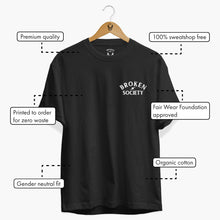 Load image into Gallery viewer, Dagger Heart T-shirt (Unisex)-Tattoo Clothing, Tattoo T-Shirt, N03-Broken Society