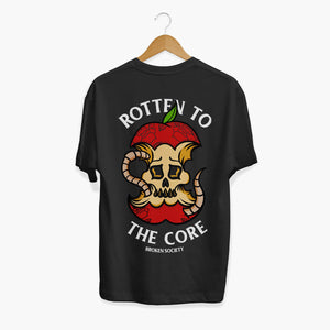 Rotten To The Core T-shirt (Unisex)-Tattoo Clothing, Tattoo T-Shirt, EP01-Broken Society