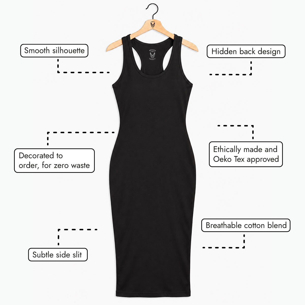 Sacred Heart Bodycon Dress-Tattoo Clothing, Tattoo Bodycon Dress, SK114-Broken Society