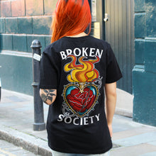 Laden Sie das Bild in den Galerie-Viewer, Sacred Hearts T-shirt (Unisex)-Tattoo Clothing, Tattoo T-Shirt, N03-Broken Society