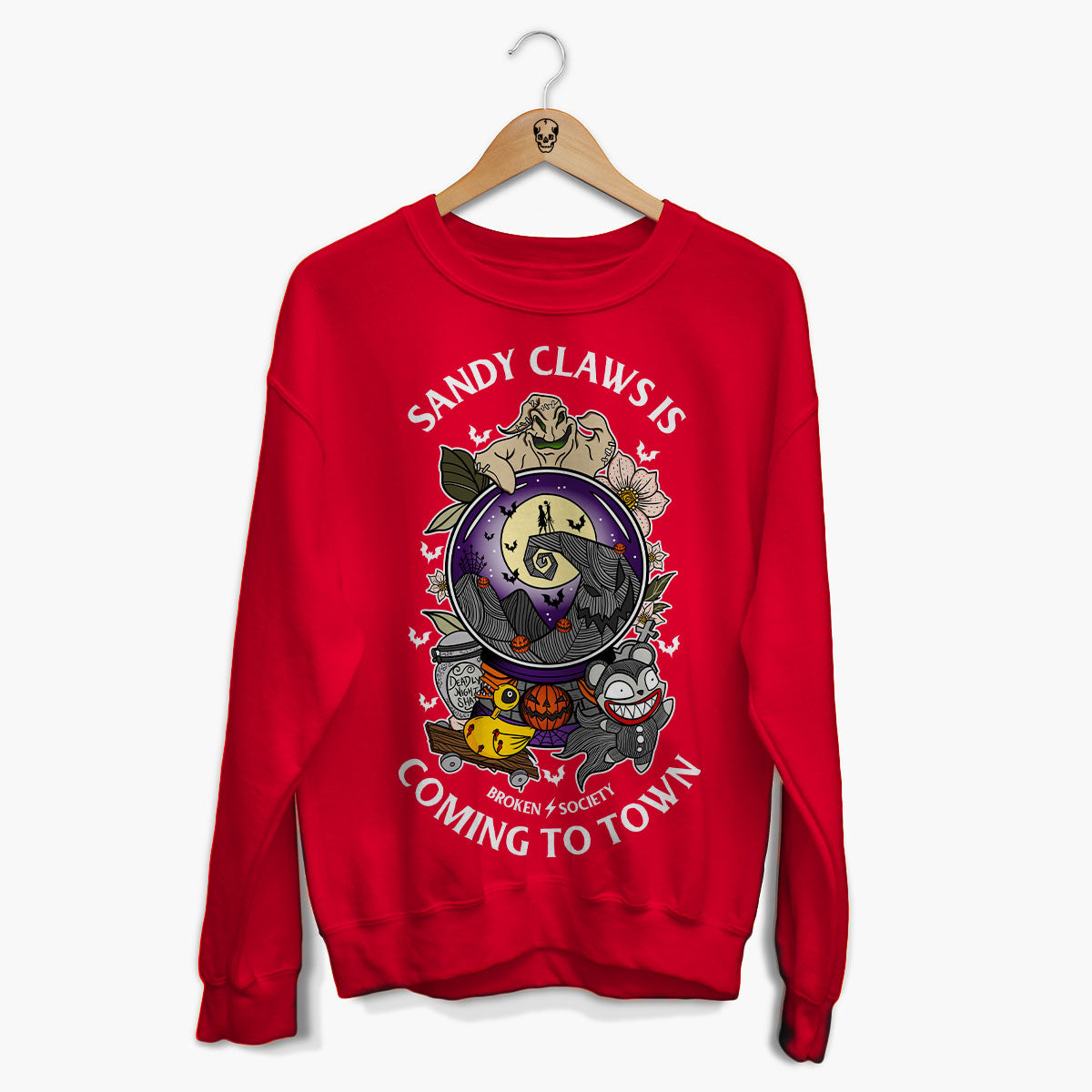 Sandy Claws Christmas Jumper (Unisex)-Tattoo Clothing, Tattoo Sweatshirt, JH030-Broken Society