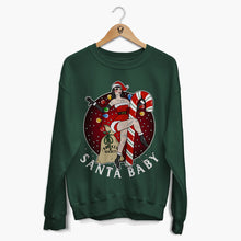 Laden Sie das Bild in den Galerie-Viewer, Santa Baby Christmas Jumper (Unisex)-Tattoo Clothing, Tattoo Sweatshirt, JH030-Broken Society