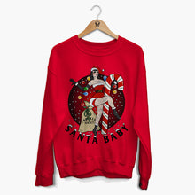 Laden Sie das Bild in den Galerie-Viewer, Santa Baby Christmas Jumper (Unisex)-Tattoo Clothing, Tattoo Sweatshirt, JH030-Broken Society