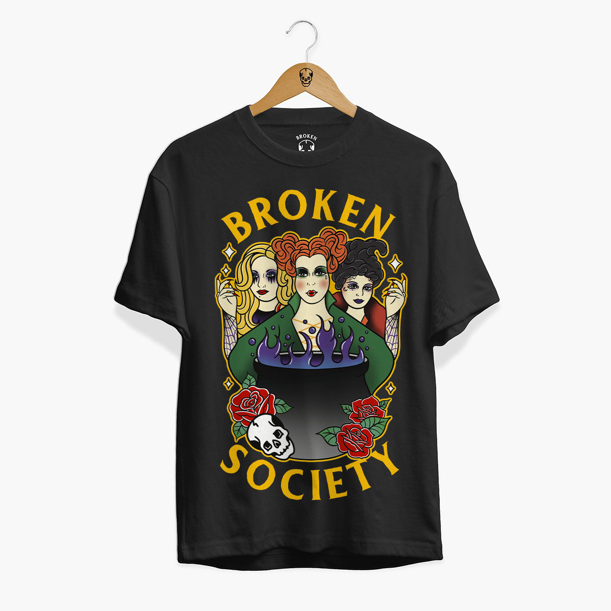 Sinister Sisters T-Shirt (Unisex)-Tattoo Clothing, Tattoo T-Shirt, EP01-Broken Society