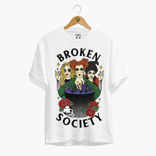 Cargar imagen en el visor de la galería, Sinister Sisters Front Print T-Shirt (Unisex)-Tattoo Clothing, Tattoo T-Shirt, N03-Broken Society