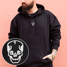Load image into Gallery viewer, Skull Embroidered Hoodie (Unisex)-Tattoo Clothing, Tattoo Hoodie, JH001-Broken Society