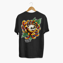 Laden Sie das Bild in den Galerie-Viewer, Skull Flower T-shirt (Unisex)-Tattoo Clothing, Tattoo T-Shirt, N03-Broken Society