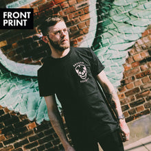 Laden Sie das Bild in den Galerie-Viewer, Broken Society Skull T-Shirt (Unisex)-Tattoo Clothing, Tattoo T-Shirt, N03-Broken Society