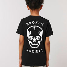 Laden Sie das Bild in den Galerie-Viewer, Skull Kids T-Shirt (Unisex)-Tattoo Clothing, Tattoo Kids Shirt, Mini Creator-Broken Society