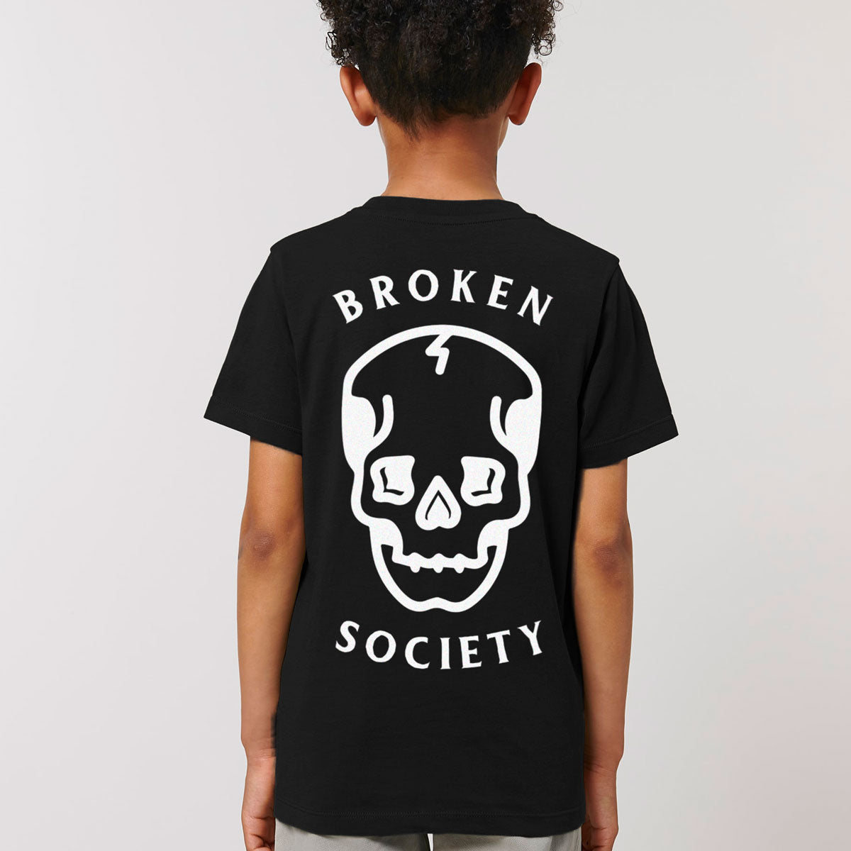 Skull Kids T-Shirt (Unisex)-Tattoo Clothing, Tattoo Kids Shirt, Mini Creator-Broken Society