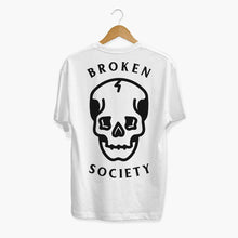 Cargar imagen en el visor de la galería, Broken Society Skull T-Shirt (Unisex)-Tattoo Clothing, Tattoo T-Shirt, N03-Broken Society