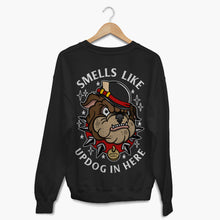 Cargar imagen en el visor de la galería, Smells Like Updog Sweatshirt (Unisex)-Tattoo Clothing, Tattoo Sweatshirt, JH030-Broken Society