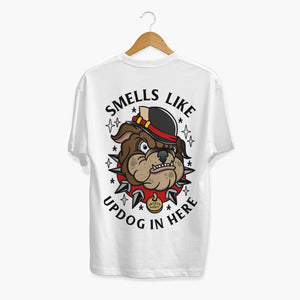 Smells Like Updog T-shirt (Unisex)-Tattoo Clothing, Tattoo T-Shirt, EP01-Broken Society