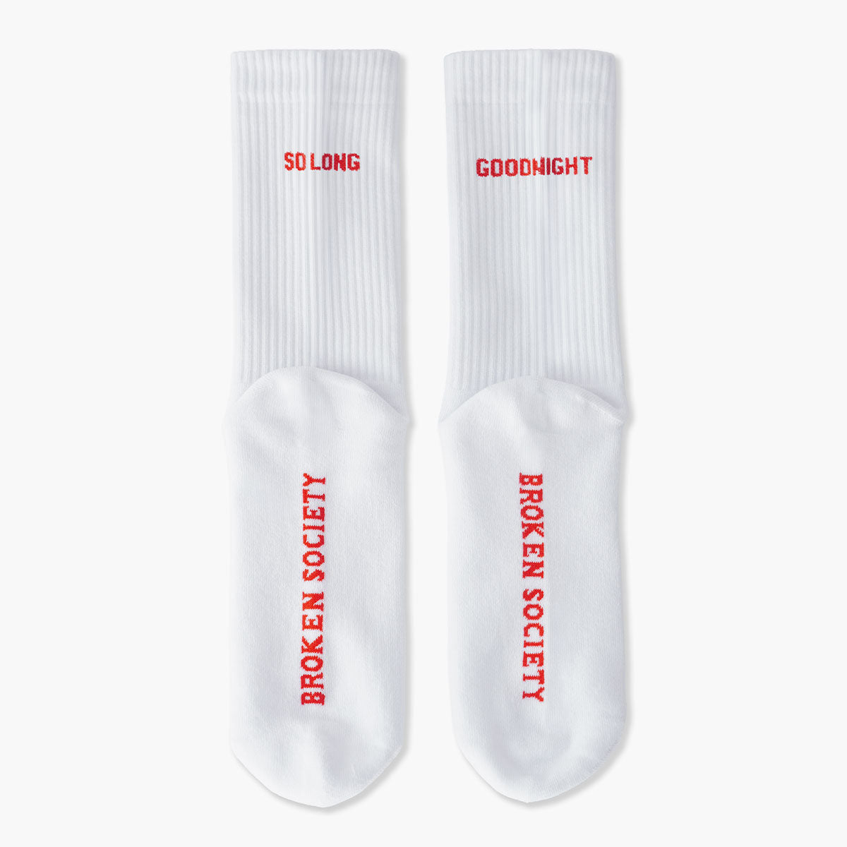 So Long And Goodnight Socks (Unisex)-Tattoo Apparel, Tattoo Accessories, Tattoo Gift, Tattoo Socks-Broken Society