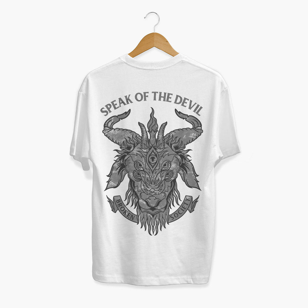 Speak Of The Devil T-shirt (Unisex)-Tattoo Clothing, Tattoo T-Shirt, N03-Broken Society