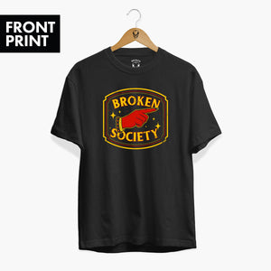 Stars Classic Tattoo Signage Front Print T-shirt (Unisex)-Tattoo Clothing, Tattoo T-Shirt, EP01-Broken Society