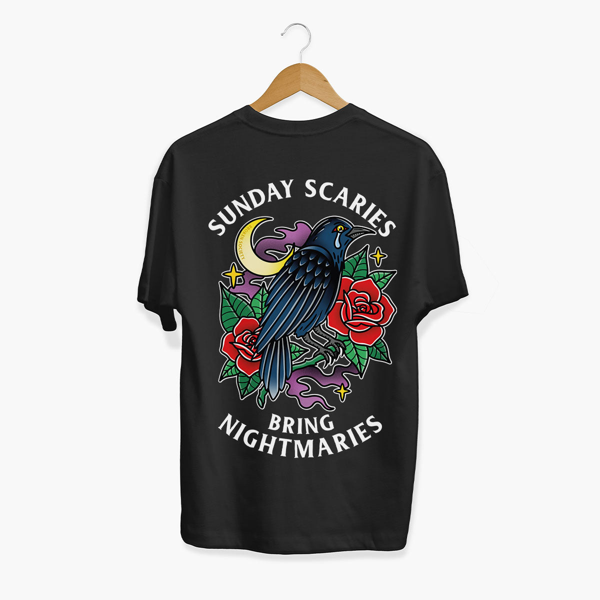 Sunday Scaries T-Shirt (Unisex)-Tattoo Clothing, Tattoo T-Shirt, EP01-Broken Society