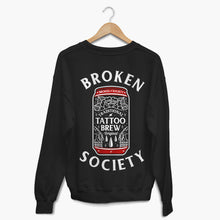 Laden Sie das Bild in den Galerie-Viewer, Tattoo Brew Back Print Sweatshirt (Unisex)-Tattoo Clothing, Tattoo Sweatshirt, JH030-Broken Society