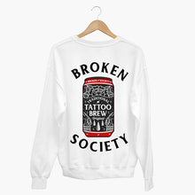 Load image into Gallery viewer, Tattoo Brew Back Print Sweatshirt (Unisex)-Tattoo Clothing, Tattoo Sweatshirt, JH030-Broken Society