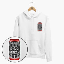 Cargar imagen en el visor de la galería, Tattoo Brew Front Print Hoodie (Unisex)-Tattoo Clothing, Tattoo Hoodie, JH001-Broken Society