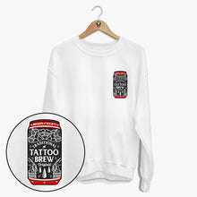 Load image into Gallery viewer, Tattoo Brew Front Print Sweatshirt (Unisex)-Tattoo Clothing, Tattoo Sweatshirt, JH030-Broken Society
