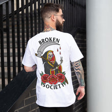 Laden Sie das Bild in den Galerie-Viewer, The Chill Reaper T-shirt (Unisex)-Tattoo Clothing, Tattoo T-Shirt, N03-Broken Society