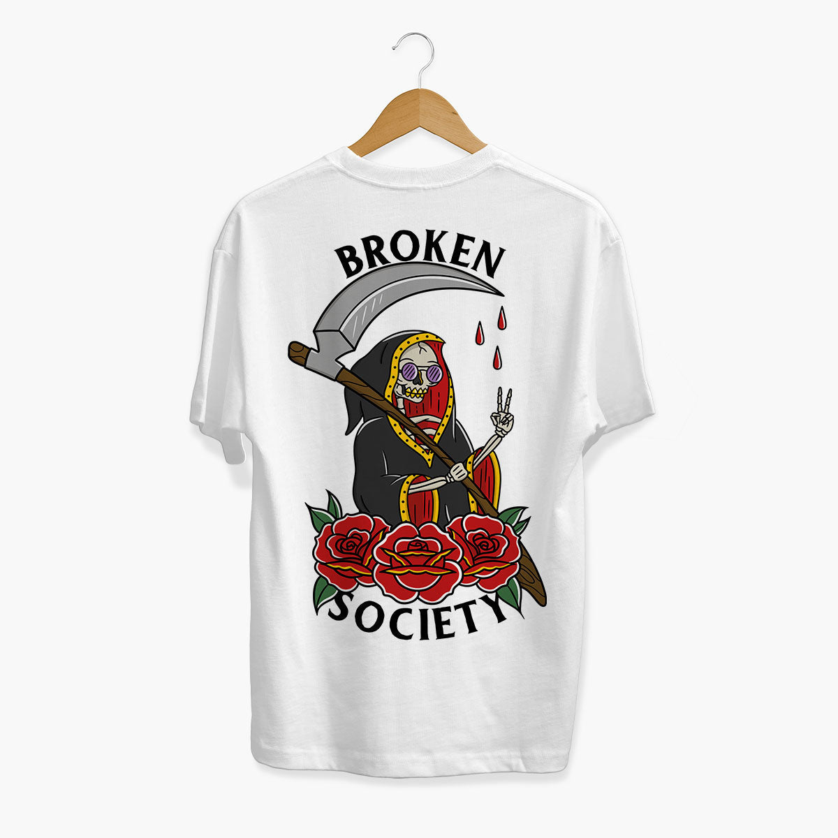 The Chill Reaper T-shirt (Unisex)-Tattoo Clothing, Tattoo T-Shirt, N03-Broken Society