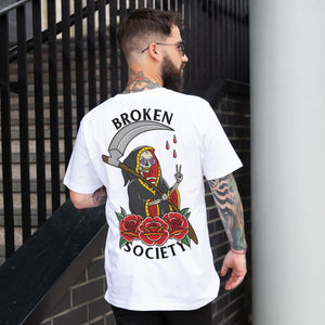 The Chill Reaper T-shirt (Unisex)-Tattoo Clothing, Tattoo T-Shirt, N03-Broken Society