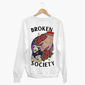 The Lovers Tarot Sweatshirt (Unisex)-Tattoo Clothing, Tattoo Sweatshirt, JH030-Broken Society