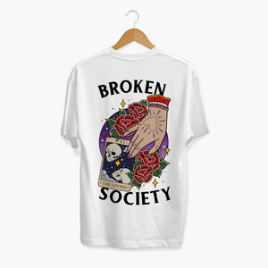 The Lovers Tarot T-shirt (Unisex)-Tattoo Clothing, Tattoo T-Shirt, N03-Broken Society