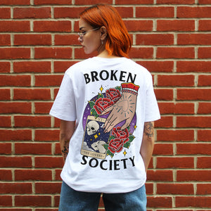 The Lovers Tarot T-shirt (Unisex)-Tattoo Clothing, Tattoo T-Shirt, N03-Broken Society