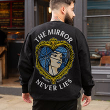 Cargar imagen en el visor de la galería, The Mirror Never Lies Sweatshirt (Unisex)-Tattoo Clothing, Tattoo Sweatshirt, JH030-Broken Society