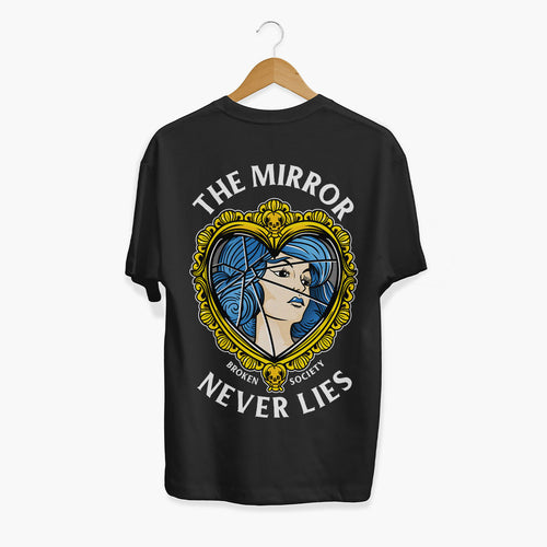 The Mirror Never Lies T-shirt (Unisex)-Tattoo Clothing, Tattoo T-Shirt, EP01-Broken Society